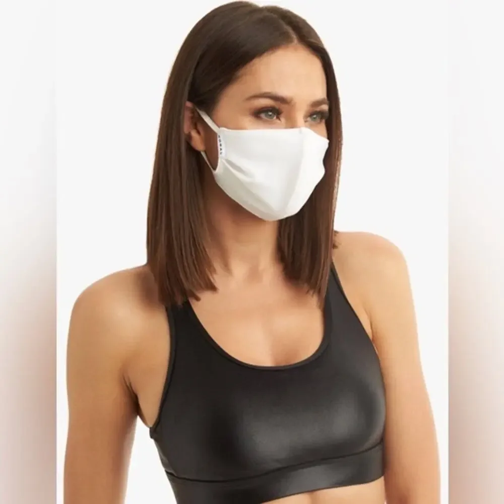 Koral Two Pack White Facial Masks with Elastic Ear Loop